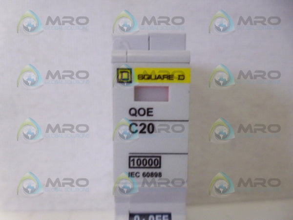 SQUARE D QO120EC10 CIRCUIT BREAKER 20A NSNP