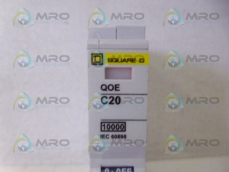 SQUARE D QO120EC10 CIRCUIT BREAKER 20A NSNP