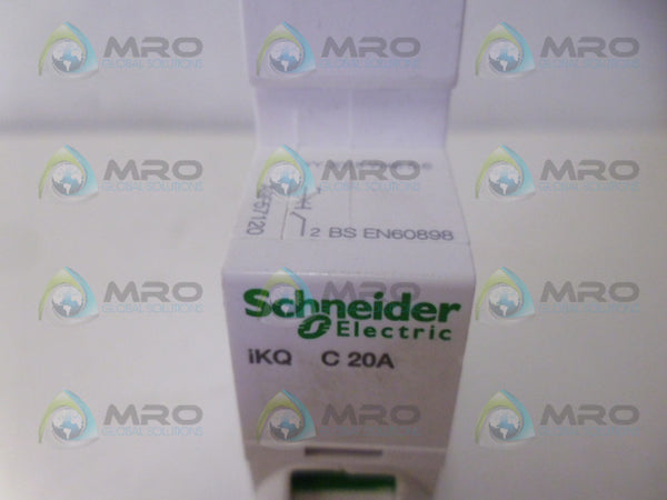 SCHNEIDER IKQ-C20A CIRCUIT BREAKER 1P 20A NSNP