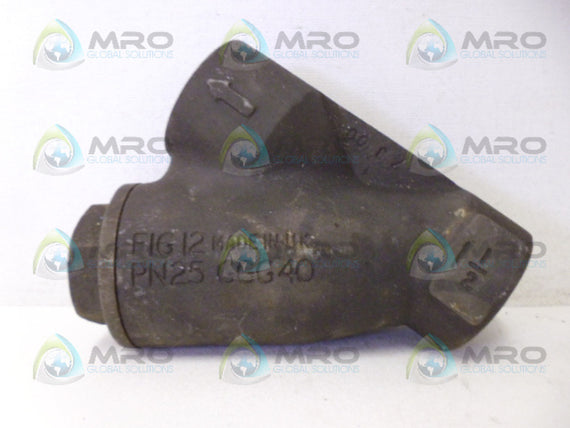 SPIRAX SARCO FG12 PN25GGG40 STEAM SEPARATOR *NEW NO BOX*