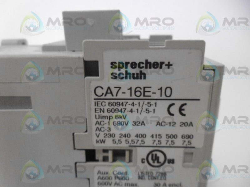 SPRECHER+SCHUH CA7-16E-10 NSNP