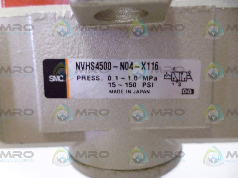SMC MVHS4500-N04-X116 LOCKOUT VALVE UNMP