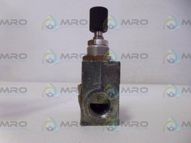 RS COMPONENTS 192-9205 PNEUMATIC FLOW RESTRICTOR VALVE UNMP