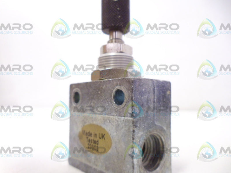 RS COMPONENTS 192-9205 PNEUMATIC FLOW RESTRICTOR VALVE UNMP