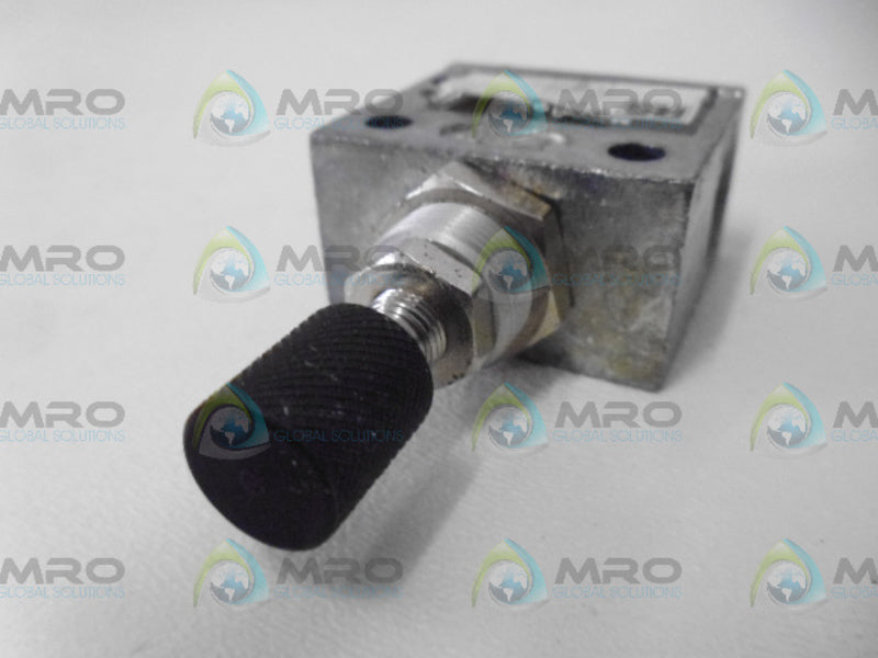 RS COMPONENTS 192-9205 PNEUMATIC FLOW RESTRICTOR VALVE UNMP