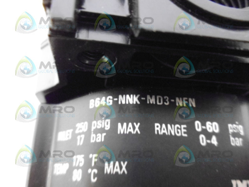 NORGREN B64G-NNK-MD3-NFN FILTER/REGULATOR NSNP