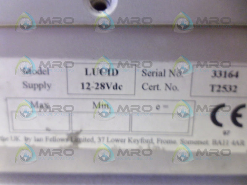 IAN FELLOWS LUCID WEIGHT INDICATOR NSNP