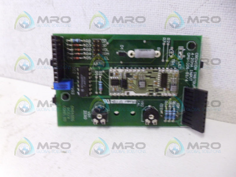CROWCON INSTRUMENT GMS1006-SS/4 NSNP