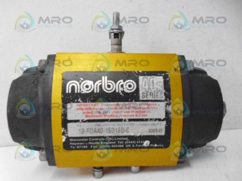 NORBRO 10-RDA40-1SD1E0-C PNEUMATIC ACTUATOR UNMP