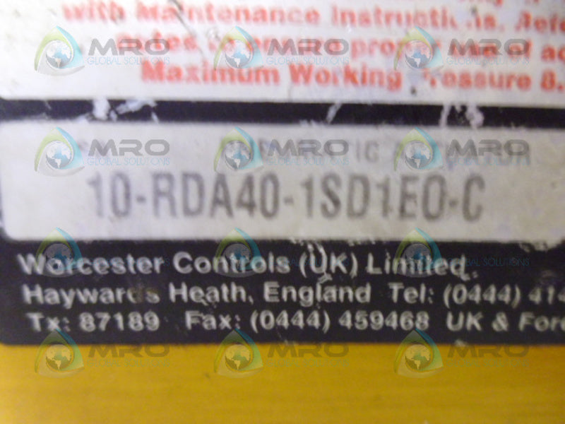 NORBRO 10-RDA40-1SD1E0-C PNEUMATIC ACTUATOR UNMP