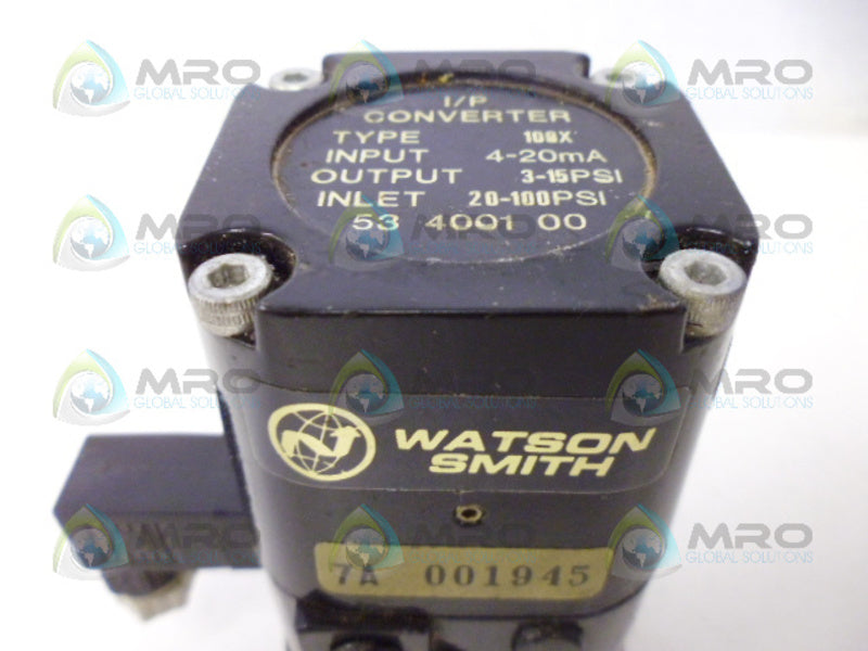 WATSON SMITH TYPE 109X I/P CONVERTER NSNP