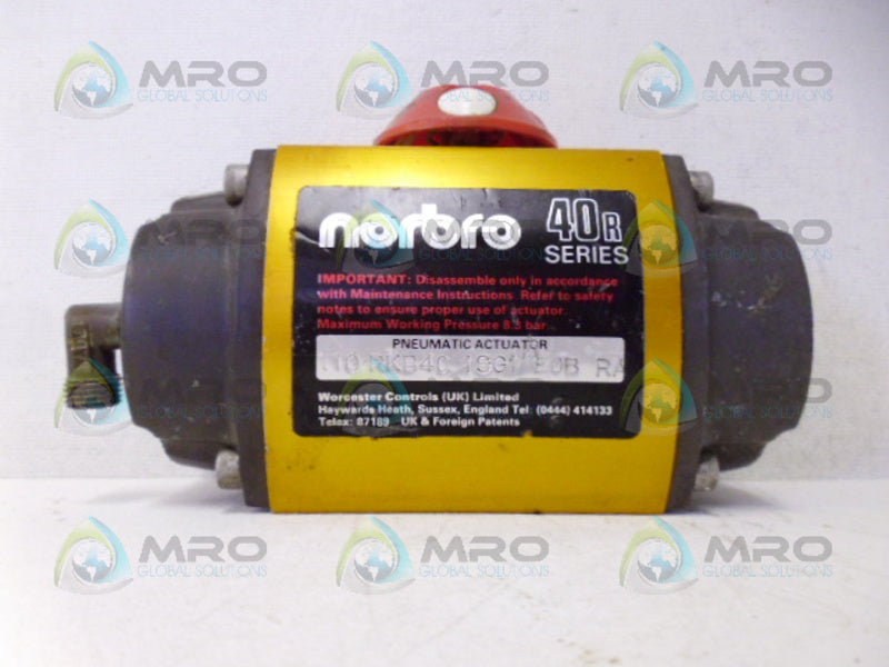WORCESTER NORBRO 40R SERIES 10RKB401SG1 PNEUMATIC ACTUATOR  UNMP