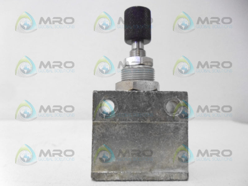 PARKER 8D202-RES PNEUMATIC FLOW RESISTOR VALVE UNMP