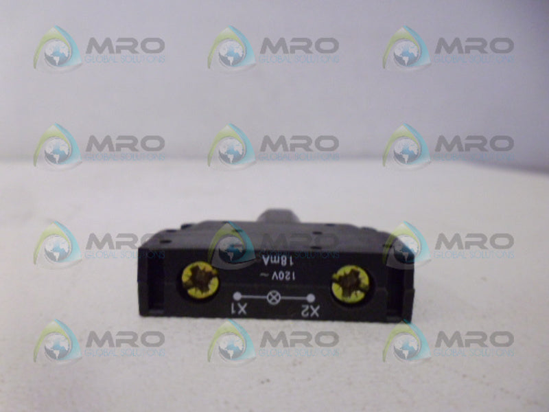 INDUSTRIAL SPARE PART 800E-3N5W SER. A CONTACT BLOCK UNMP