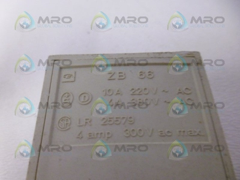 BAUMER ZB-66 RELAY 10A 220V  UNMP