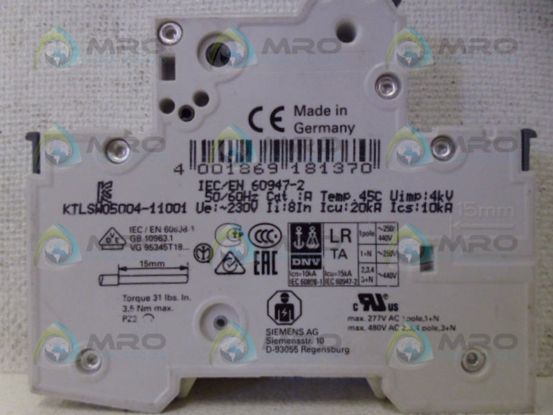 SIEMENS 5SY4110-7 * NEW NO BOX *