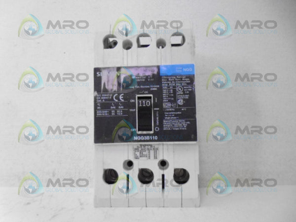 SIEMENS NGG3B110 CIRCUIT BREAKER 3P 110A NSNP