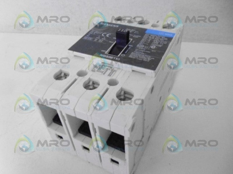 SIEMENS NGG3B110 CIRCUIT BREAKER 3P 110A NSNP