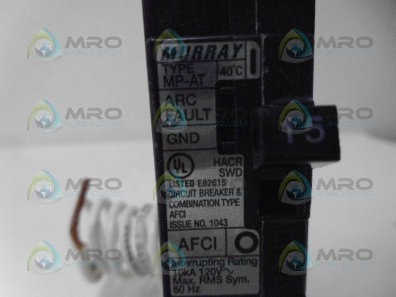 MURRAY MPA115AFC CIRCUIT BREAKER 1P 15A NSNP