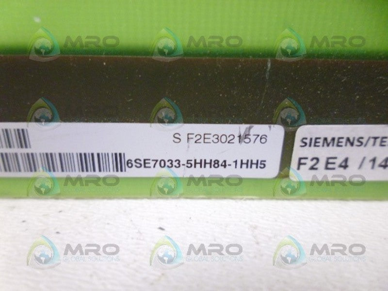 SIEMENS 6SE7033-5HH84-1HH5 SIMOVERT MASTERDRIVES MODULE UNMP