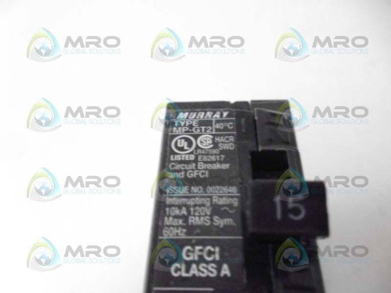 MURRAY MP115GFA CIRCUIT BREAKER 1P 15A *NEW NO BOX