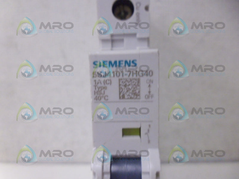SIEMENS 5SJ4101-7HG40 CIRCUIT BREAKER 1P 1A *NEW NO BOX*