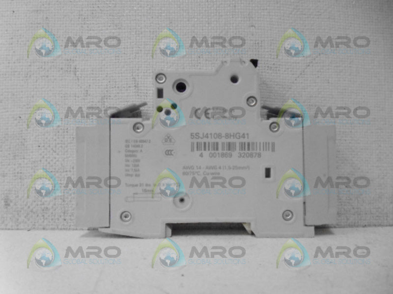 SIEMENS 5SJ4108-8HG41 CIRCUIT BREAKER 1P 8A *NEW NO BOX*