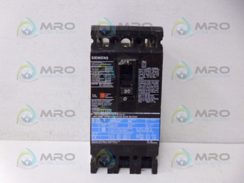 SIEMENS ED63B030 CIRCUIT BREAKER 3P 30A *NEW NO BOX*