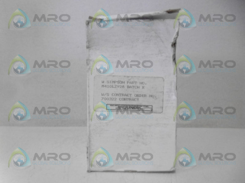 DRESSER M410LZ928 SEAL KIT *NEW IN BOX*