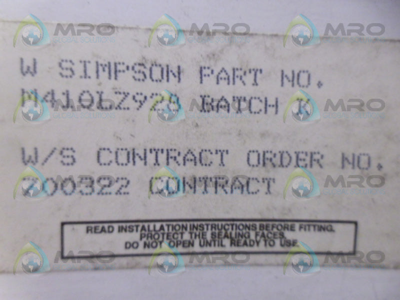 DRESSER M410LZ928 SEAL KIT *NEW IN BOX*