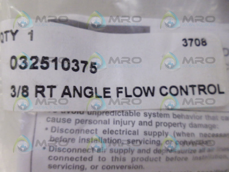 PARKER 032510375 FLOW CONTROL *NEW IN FACTORY BAG*