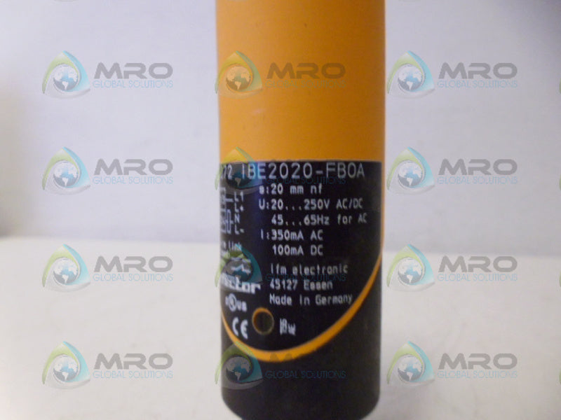 IFM EFECTOR IB0072 INDUCTIVE PROXIMITY SENSOR  NSNP