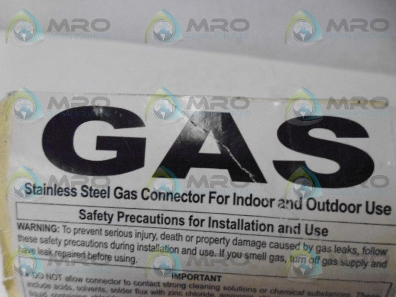 DORMONT DM-1061 STAINLESS STEEL GAS CONNECTOR  NSNP