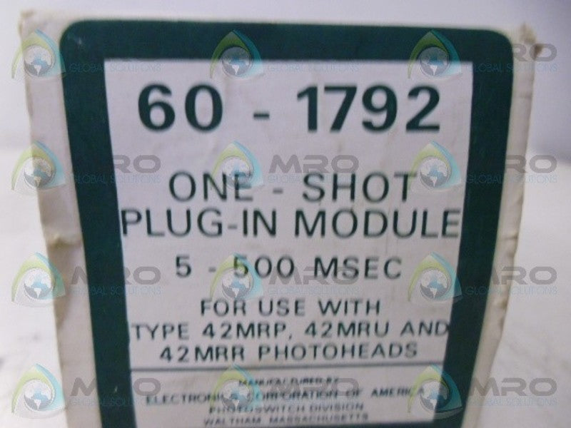 ECA 60-1792 ONE SHOT MODULE NSMP