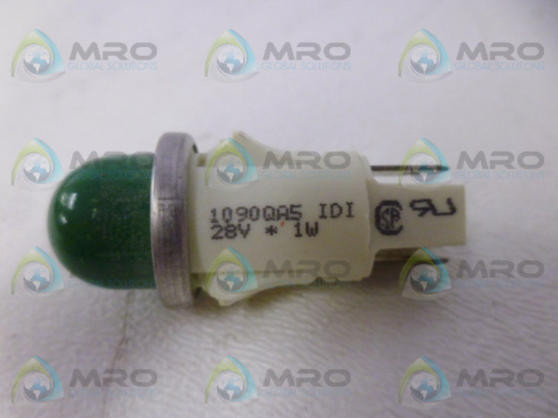CHICAGO MINIATURE 1090QA5 INCANDESCENT GREEN BULB 1W NSNP