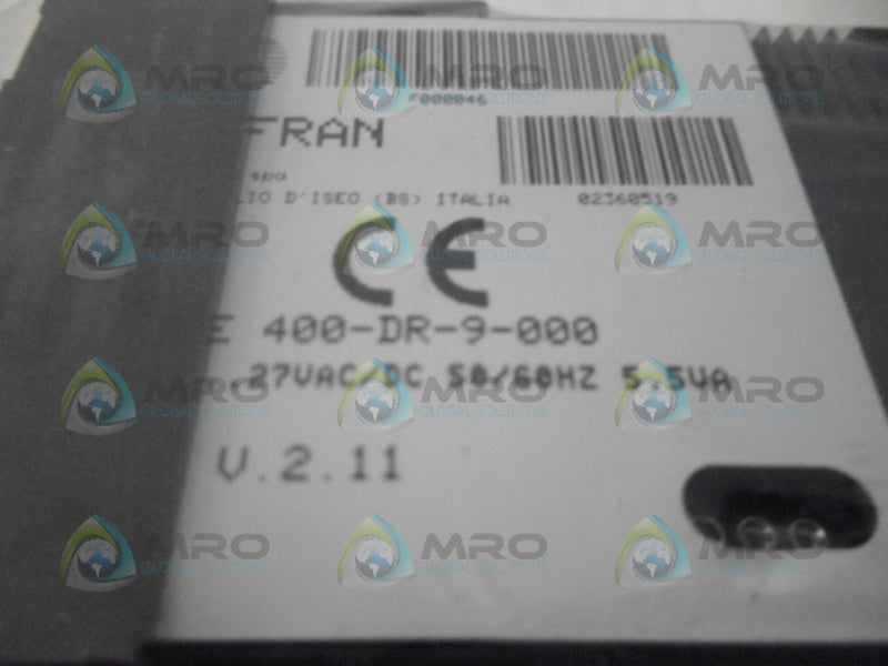 GEFRAN 400-DR-9-000 TEMPERATURE CONTROLLER NSMP