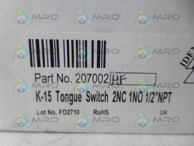 IDEM 207002 HF SAFETY INTERLOCK SWITCH NSMP