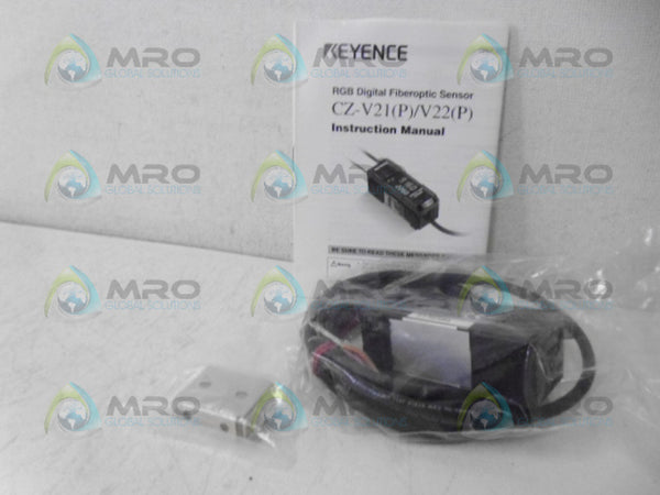 KEYENCE CZ-V21P DIGITAL FIBEROPTIC SENSOR NSMP