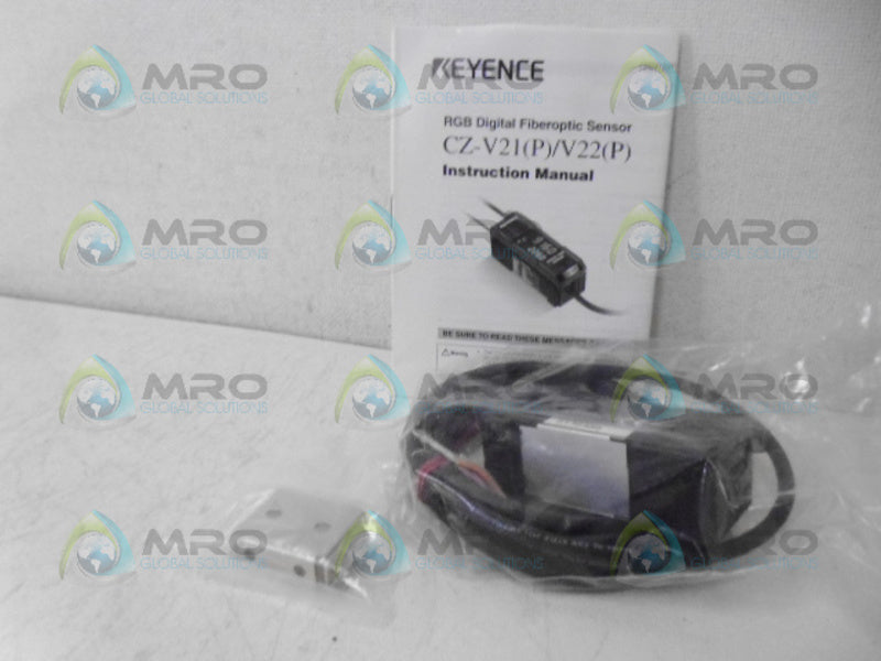 KEYENCE CZ-V21P DIGITAL FIBEROPTIC SENSOR NSMP