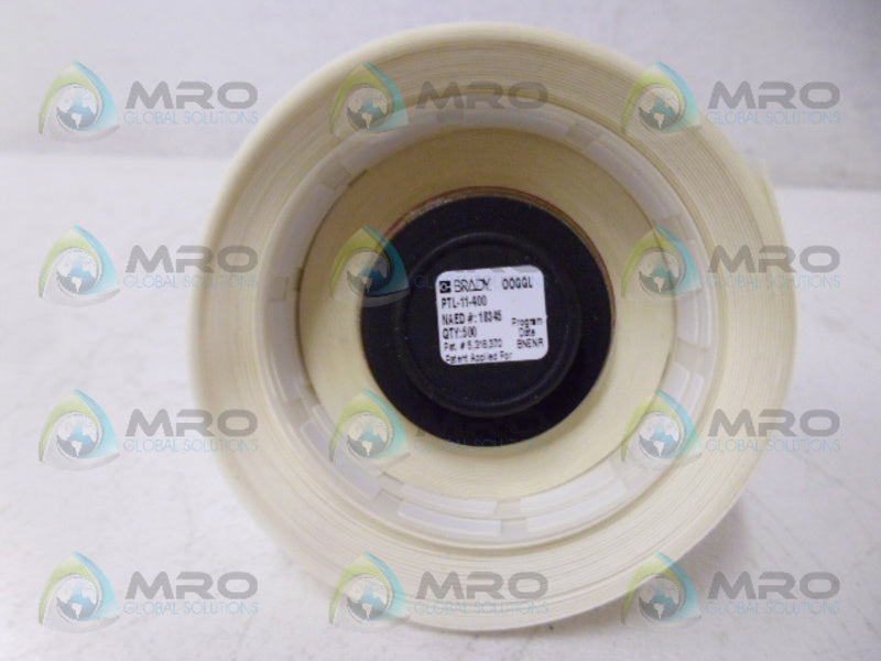BRADY PTL-11-400 PORTABLE THERMAL LABELS NSMP