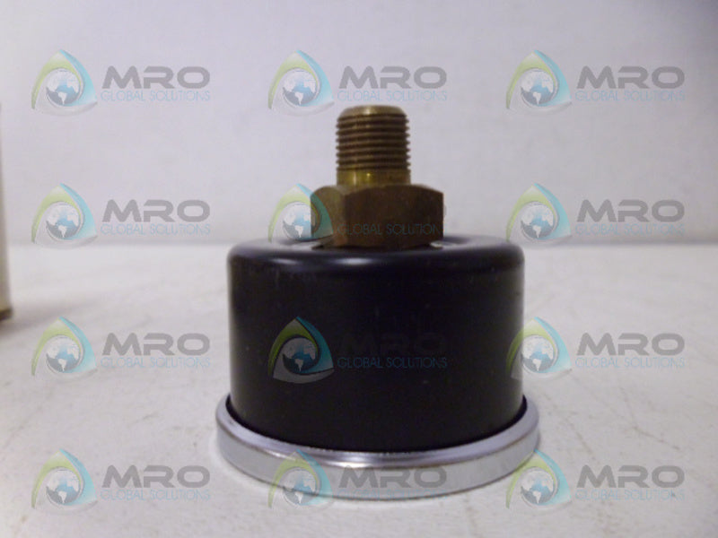 GEM CORP 6004-1-1/2"-1/2NPT-30HG-0 VACUUM GAUGE NSMP