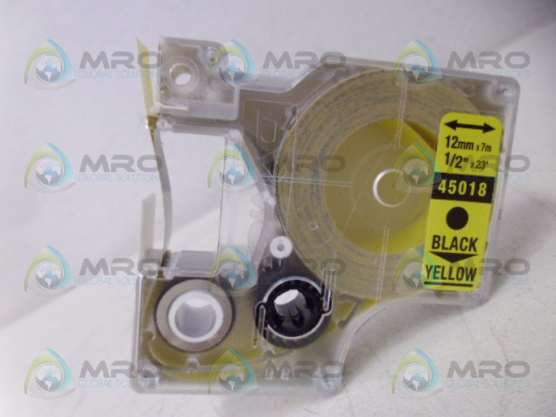 DYMO 45018 LABEL CASSETTE 1/2" NSMP