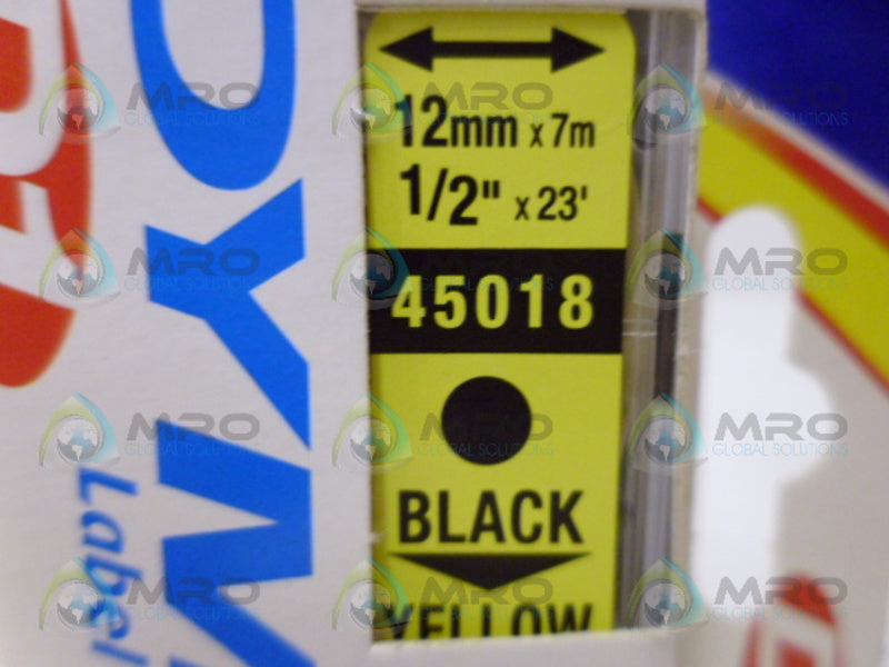 DYMO 45018 LABEL CASSETTE 1/2" NSMP