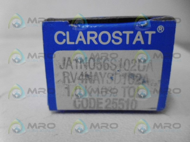 CLAROSTAT JA1N056S102UA RV4NAYSD102A POTENTIOMETER 1K OHMS *NEW IN BOX*