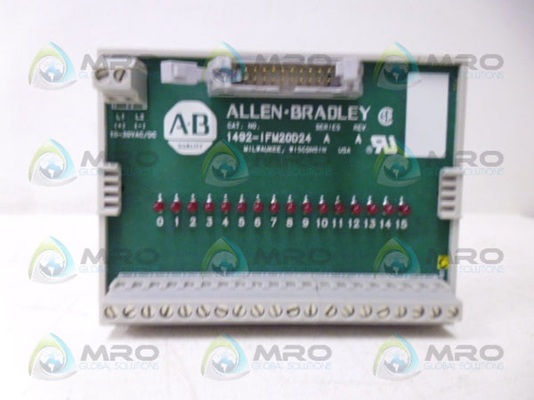 ALLEN BRADLEY 1492-IFM20D24 SER. A INTERFACE MODULE NSNP