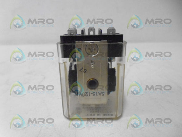 POTTER & BRUMFIELD KUP-5A15-120 RELAY 120V UNMP
