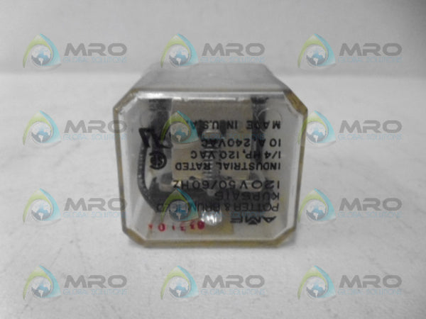 POTTER & BRUMFIELD KUP-5A15-120 RELAY 120V UNMP