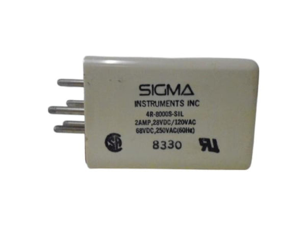 SIGMA 4R-8000S-SIL RELAY 28VDC NSNP