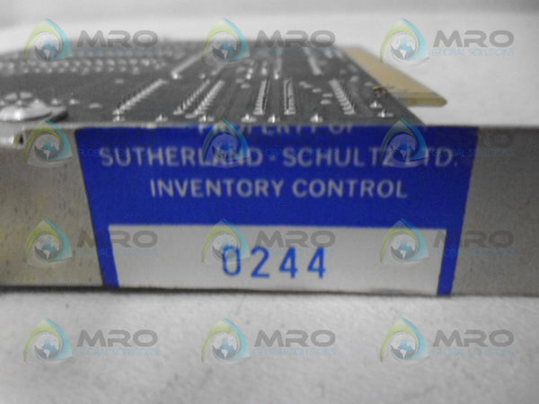 CORMAN 222-87 0244 CIRCUIT BOARD UNMP