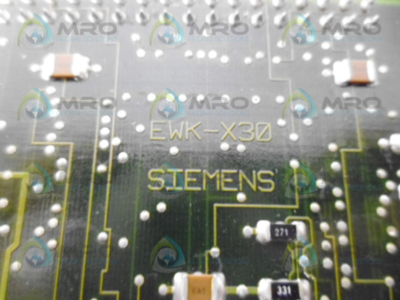 SIEMENS EWK-X30 PC BOARD UNMP